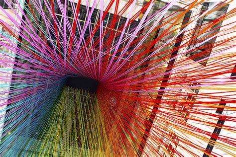 Rainbow Art Installations Dazzle Viewers With Unique Colorful Art