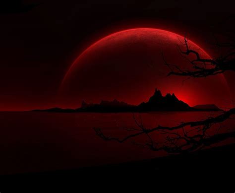 Discover more than 67 red moon wallpaper super hot - in.cdgdbentre