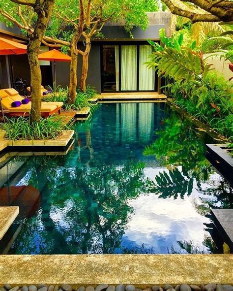 25 Natural Swimming Pool Designs For Your Small Backyard | HomeMydesign