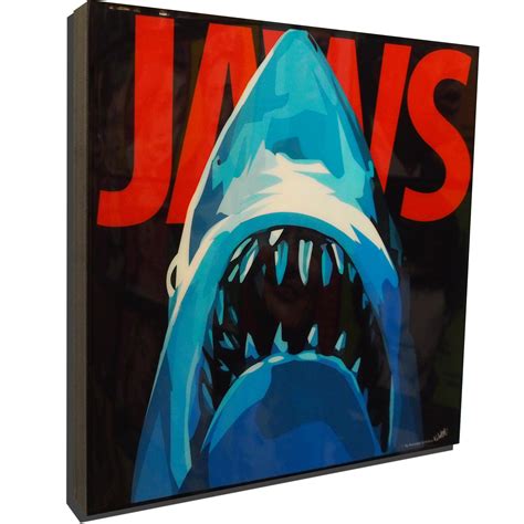 JAWs Movie Poster Plaque "JAWS" - Infamous Inspiration