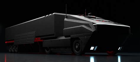 ArtStation - sci fi truck concept