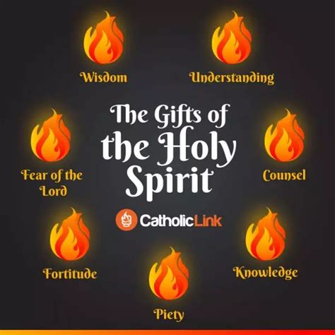 Infographic: The 7 Gifts Of The Holy Spirit | Catholic-Link