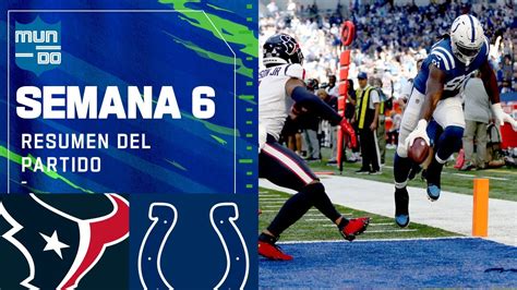 Houston TEXANS vs Indianapolis COLTS | Semana 6 2021 NFL Game Highlights - Win Big Sports