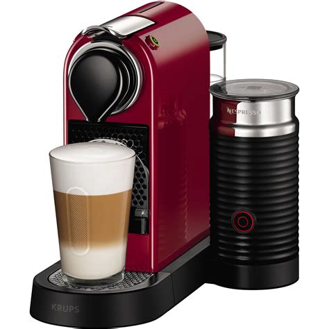 Nespresso by Krups XN760540 Pod Coffee Machine 1870 Watt Cherry Red ...