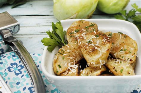 Full Circle - Recipe: Roasted Kohlrabi with Parmesan