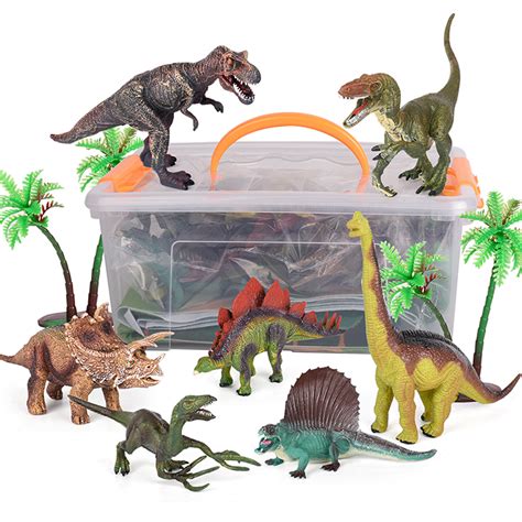 Kids Dinosaur Toys for Boys Girls Educational Big Toy Dinosaurs Playsets Figures on Activity ...