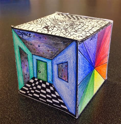 Sylvandale Middle School Art Class: Elements Cube