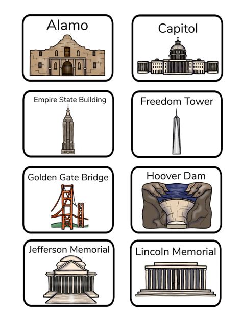 List Of National Landmarks In Usa Map - Kathe Maurine