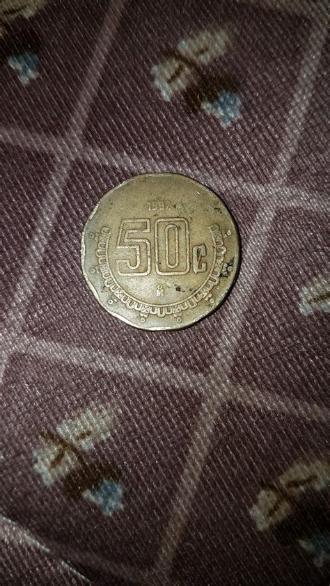 Found a 1992 Mexican $0.50 coin. Thought it was cool : r/coins