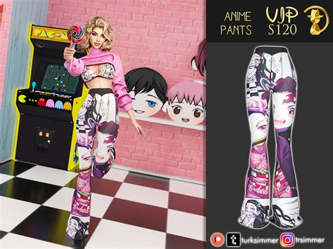 The Sims Resource - [PATREON] (Early Access) Anime Pants S120