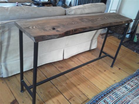 Live Edge Entryway Table Black Walnut Console — Stockton Heritage | ubicaciondepersonas.cdmx.gob.mx