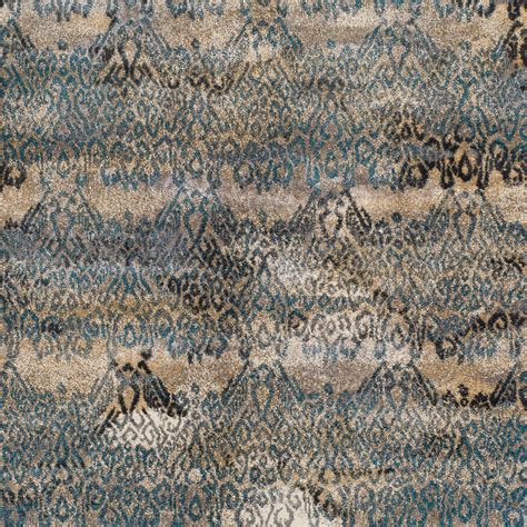 Modern Damask Area Rug // Blue // 10' x 13' - Addison Rugs - Touch of ...