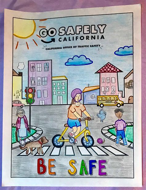 Safety Poster Drawing