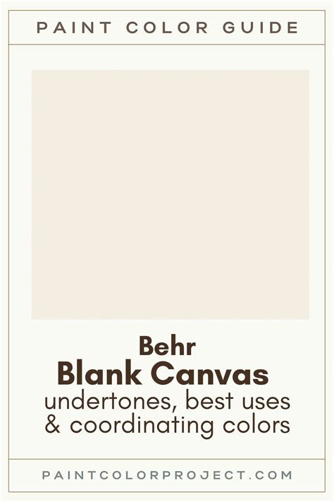 Behr Blank Canvas: a complete color review - The Paint Color Project