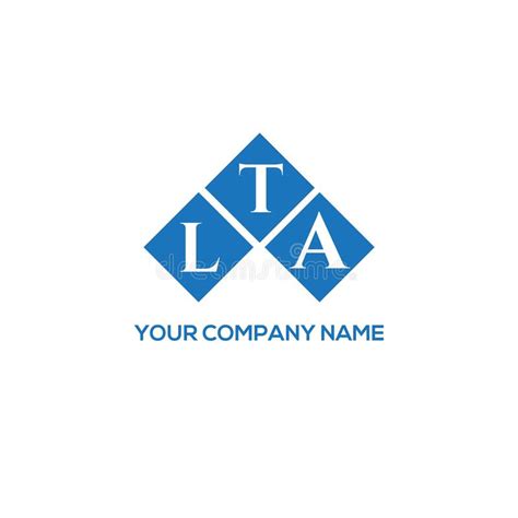 LTA Letter Logo Design on White Background. LTA Creative Initials ...