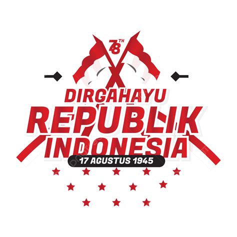 Logo Resmi Hut Ri 78 Hari Kemerdekaan Indonesia 17 Agustus 2023 Free Vector, Hari Kemerdekaan ...