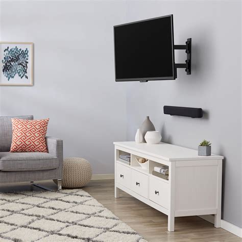 AmazonBasics Heavy-Duty, Full Motion Articulating TV Wall Mount for 22-inch to 55-inch LED, LCD ...