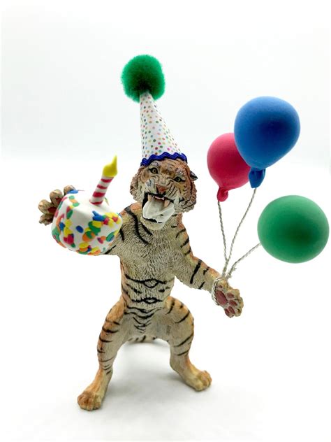 Tiger Birthday Cake Topper Animal Jungle Cake Topper Tiger - Etsy