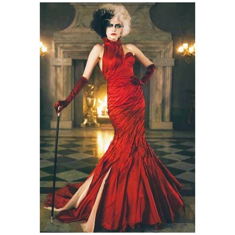 Cosplay Cruella De Vil Outfits Emma Stone Red Dress Ireland | ubicaciondepersonas.cdmx.gob.mx