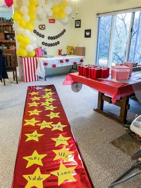 DIY Movie Theater Birthday Party | Movie themed party, Movie night birthday party, Movie theme ...