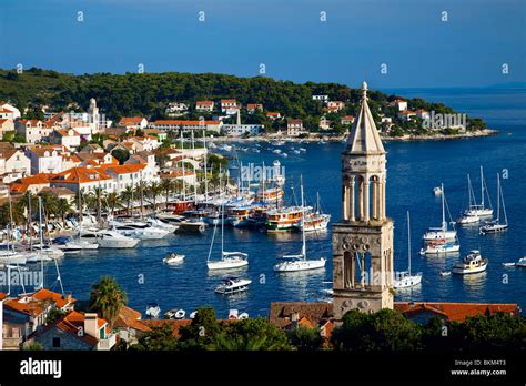 Hvar Island, Hvar City, Harbour, Croatia Stock Photo - Alamy