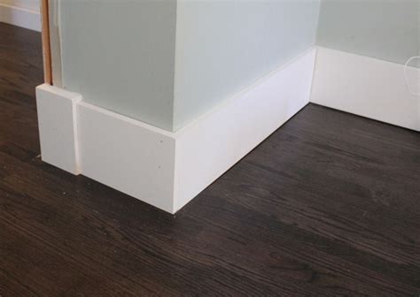 Modern Baseboard Styles for Wall Corners