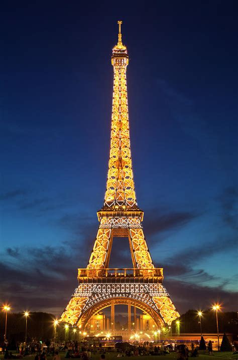 Eiffel Tower At Night, Paris, France by Neale Clark / Robertharding