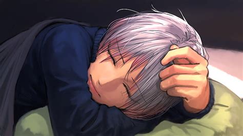 1366x768px | free download | HD wallpaper: anime boy, sleeping, real people, one person ...