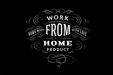 Creative Work From Home Logo Templates