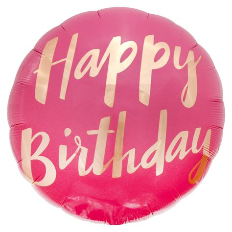 Buy Pink Happy Birthday 31-Inch Foil Helium Balloon for GBP 4.99 | Card Factory UK