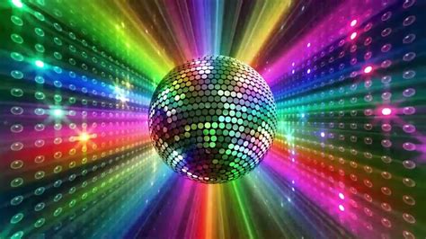 Colorful Big Disco Ball Lights - DIY 3 Hours VJ Loop - YouTube