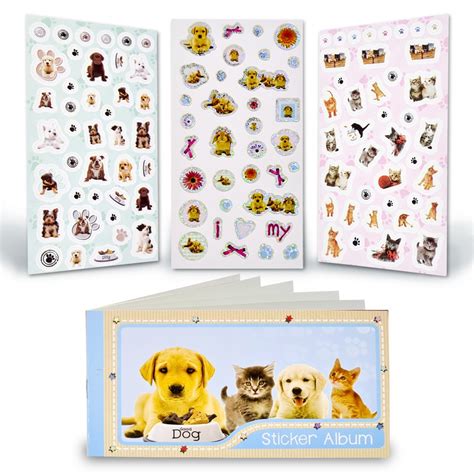 Cats & Dogs Sticker & Album - Fun Stickers