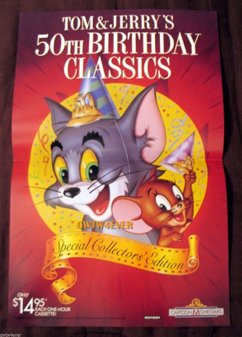 Image - Tom and jerrys 50th birthday classics poster.JPG | Tom and ...