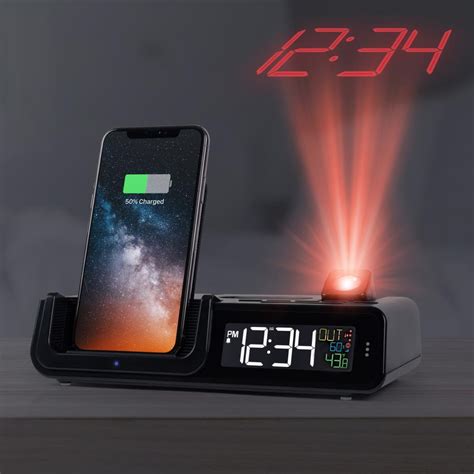 The Best Projection Alarm Clock - Hammacher Schlemmer