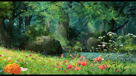 Anime Forest wallpaper Scenery Background, Forest Background, Animation ...