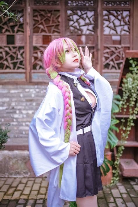 Mitsuri Kanroji Demon Slayer Kimetsu no Yaiba Cosplay Costume | Cosplay, Kawaii, Katsumi