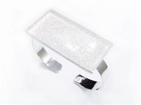 Resin Cuff Bracelet, Glittery Resin Bracelet, Cuff Bracelet, Resin Bracelet, Glittery Bracelet ...