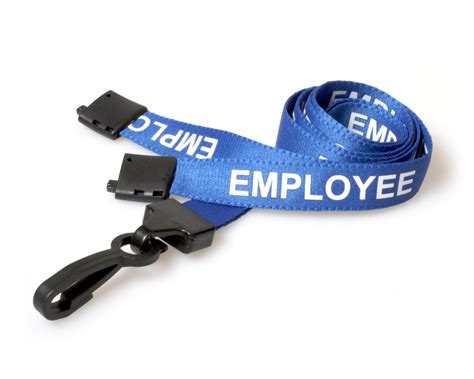 Recycled Blue Employee Lanyards from £31.99 (Pack of 100) | Digital ID