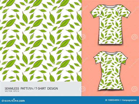 Seamless Pattern Vector Illustration, T-shirt Design, Fabric Texture, Fashion Wear Stock Vector ...