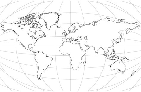 6 Best Images of Black And White World Map Printable - Blank World Map Black and White, Black ...