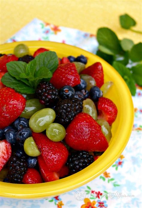 Fresh fruit Salad with Fresh Seasonal Berries | The Foodie Affair