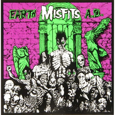 Misfits "Earth A.D." Sticker | Misfits band art, Misfits, Punk album covers