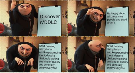 Hey, I'm gonna try making a Gru meme too! : r/DDLC