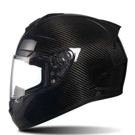 Custom lightweight carbon fiber full face helmet motocross