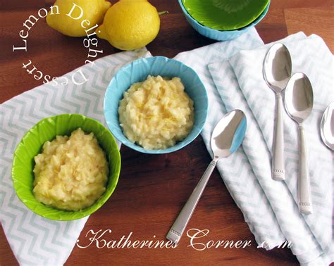 Lemon Delight Dessert Recipe - Katherines Corner