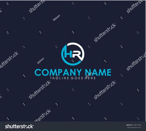 Hr Vector Logo Stock Vector (Royalty Free) 748572706 | Shutterstock