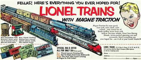 Lionel Trains: Vintage toy locomotives from the '50s - Click Americana