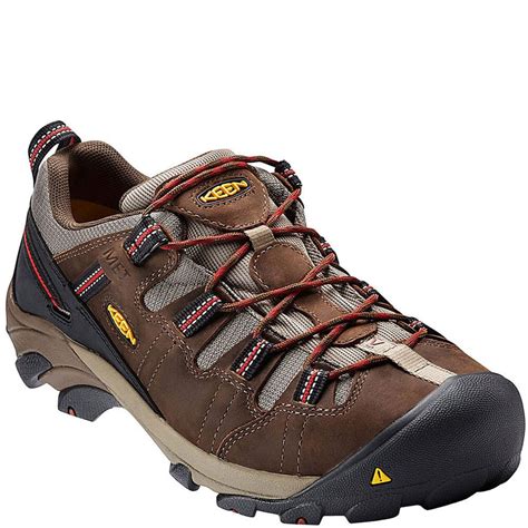 KEEN Utility Men's Detroit Internal Met Safety Shoes - Brown ...