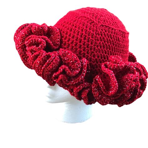 Crochet Ruffle Hat PATTERN Crochet Bucket Hat PATTERN - Etsy