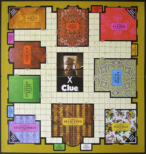 Clue Game Board 1972 by JDWinkerman on DeviantArt